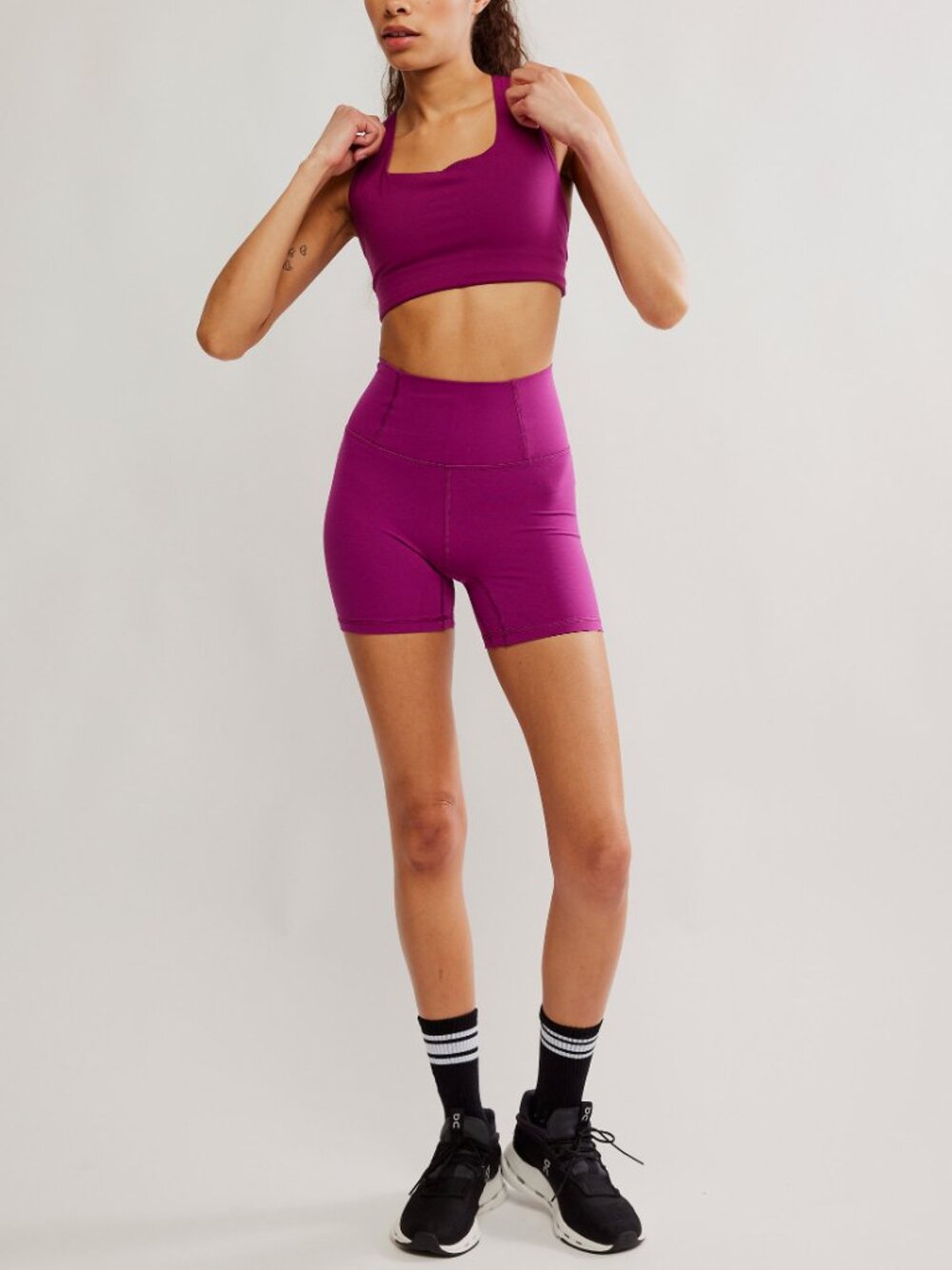 🆕 FP MOVEMENT Win Win Sports Bra / Deep Mulberry - Picture 6 of 7